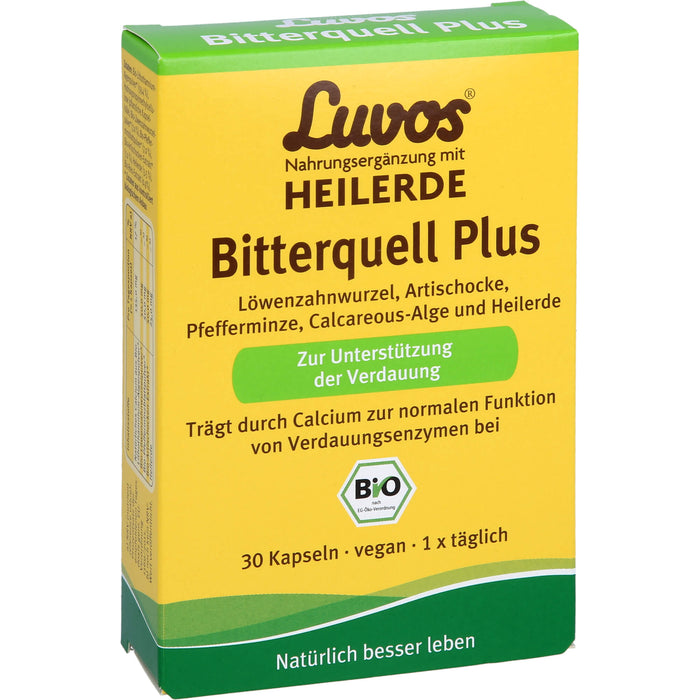 Luvos Heilerde bio Bitterquell Plus Kapseln, 30 pcs. Capsules