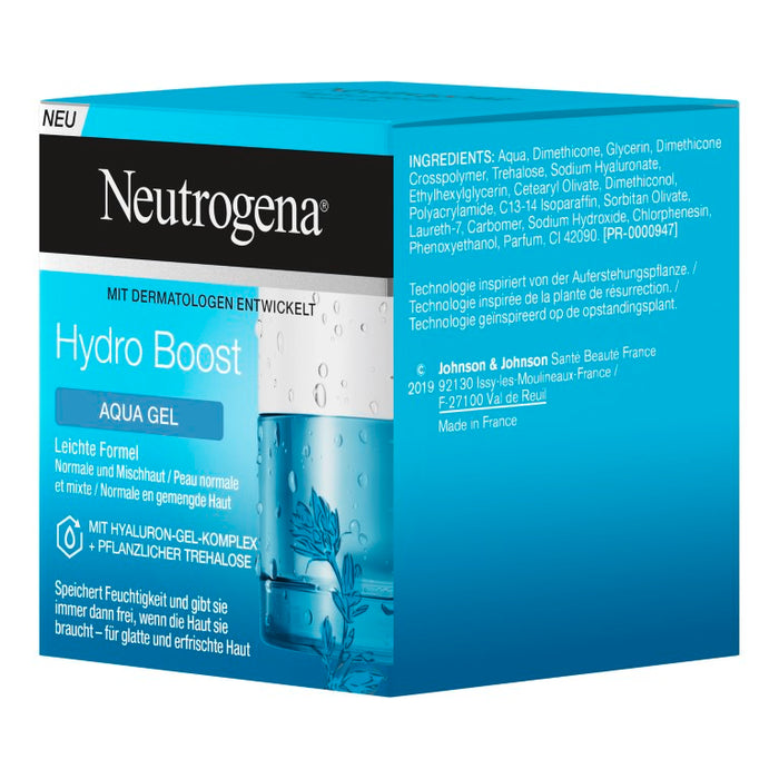 Neutrogena Hydro Boost Aqua Gel zur optimalen Feuchtigkeitsversorgung der Haut, 50 ml Gel