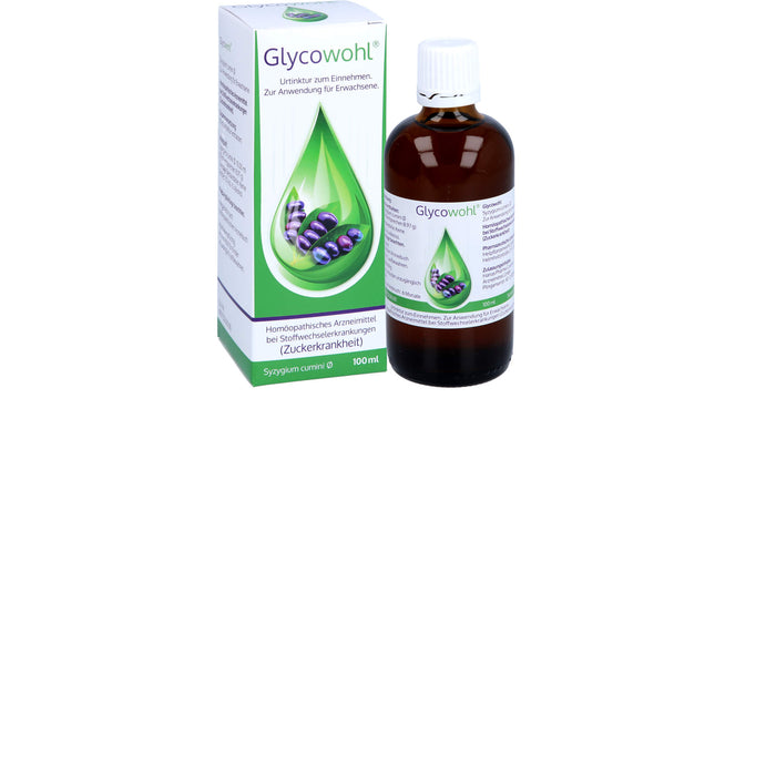 Glycowohl Urtinktur zum Einnehmen bei Stoffwechselerkrankungen, 100 ml Lösung