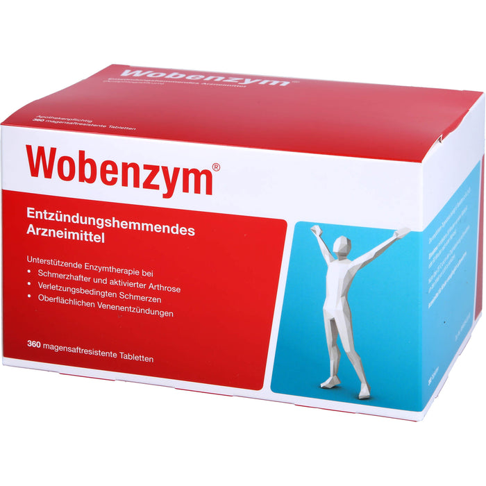 Wobenzym, magensaftresistente Tablette, 360 pcs. Tablets