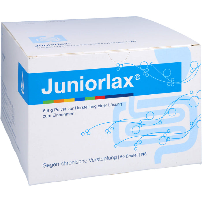 Juniorlax Beutel gegen chronische Verstopfung, 50 pc Poudre