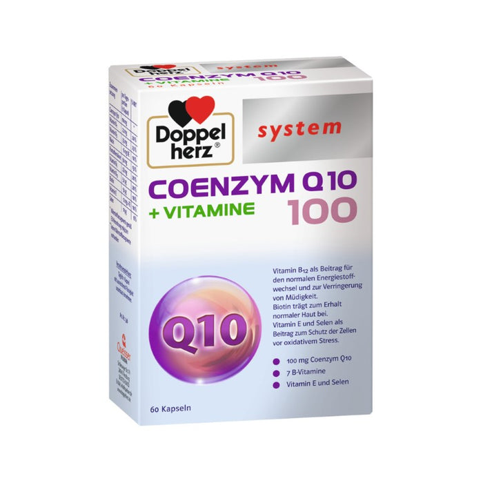 Doppelherz Coenzym Q10 100 + Vitamine system, 60 St KAP