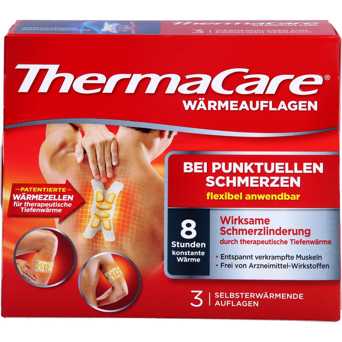 ThermaCare Wärmeauflagen bei punktuellen Schmerzen, 3 St. Pflaster