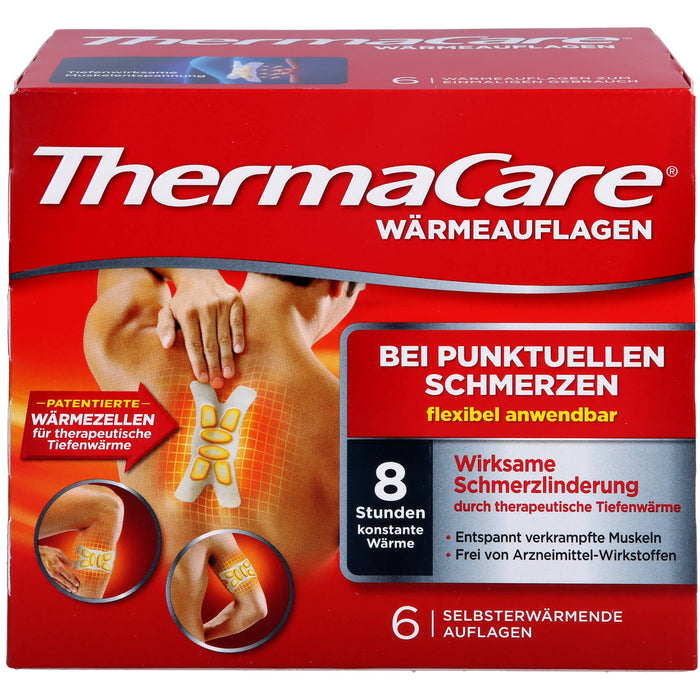 ThermaCare Wärmeauflagen wirksame Schmerzlinderung, 6 pc Pansement