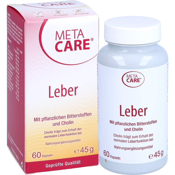 metacare Leber Kapseln, 60 St. Kapseln