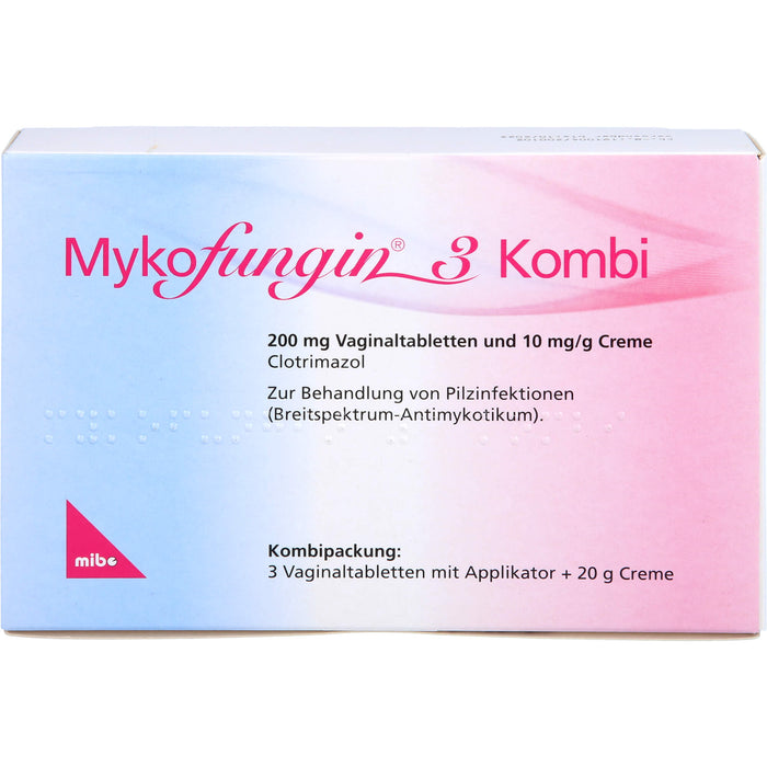 Mykofungin 3 Kombi Vaginaltabletten und Creme, 1 pc Paquet combiné