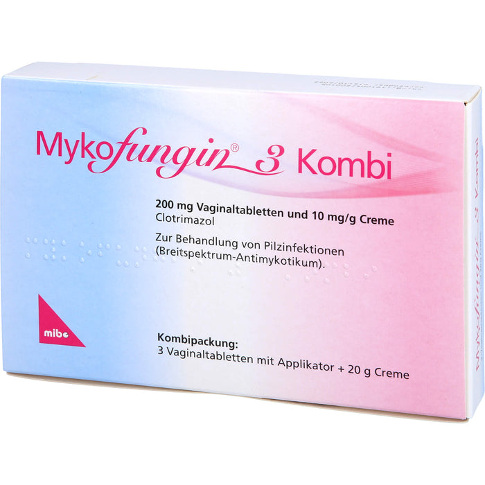 Mykofungin 3 Kombi Vaginaltabletten und Creme, 1 pc Paquet combiné