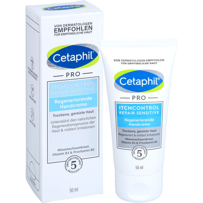 Cetaphil Pro Itch Control Handcreme, 50 ml Crème