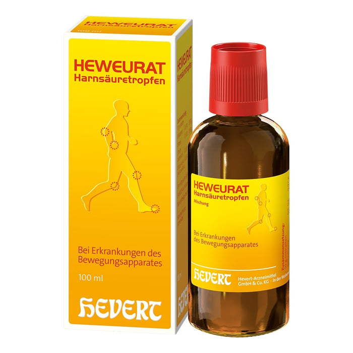 Heweurat Harnsäuretropfen bei Gicht und anderen rheumatischen Beschwerden, 100 ml Lösung