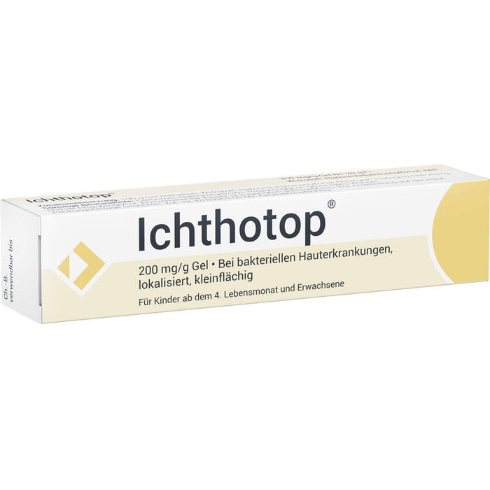 ICHTHOTOP 200 mg/g Gel bei bakteriellen Hauterkrankungen, 20 g Gel