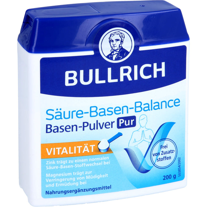 Bullrich Säure Basen Balance Basenpulver Pur, 200 g PUL