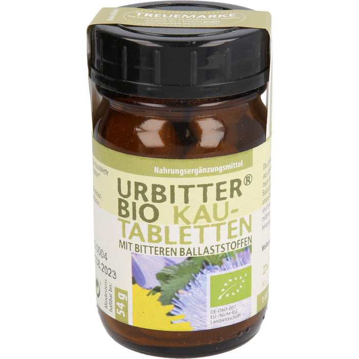 URBITTER Bio Kautabletten mit bitteren Ballaststoffen, 54 g Tablettes