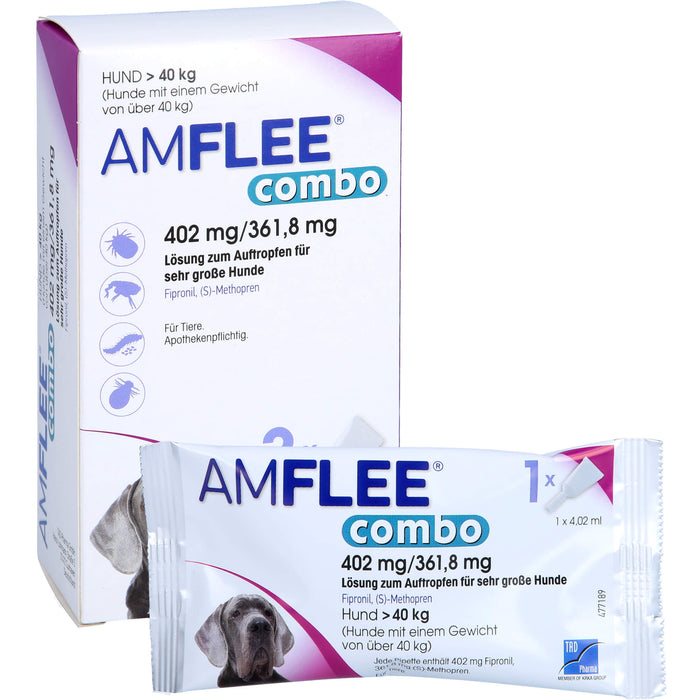 Amflee Combo Hund +40kg, 3 St LOE