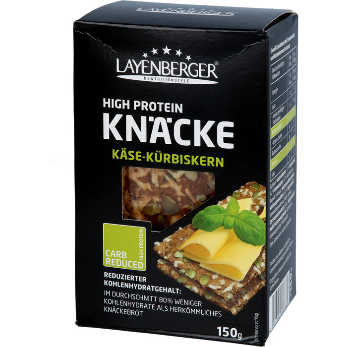 LowCarb.one High Protein Knäcke Käse-Kürbiskern, 150 g