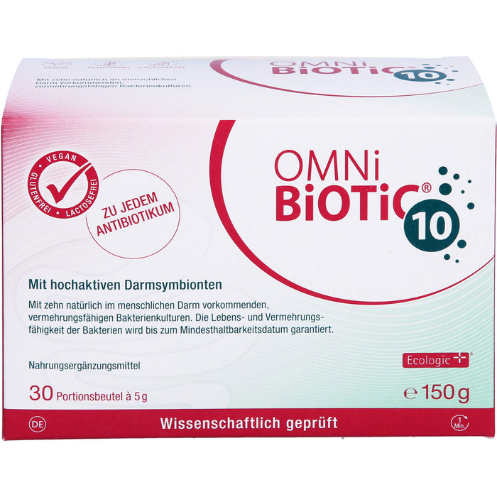 OMNi-BiOTiC 10 mit hochaktiven Darmsymbionten Portionsbeutel, 30 pc Sachets