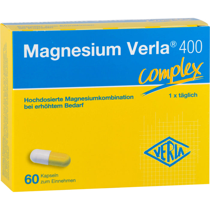 Magnesium Verla 400 complex Kapseln, 60 pc Capsules