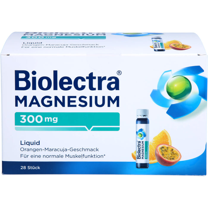 Biolectra Magnesium 300 mg aktiv liquid Ampullen, 28 St. Ampullen