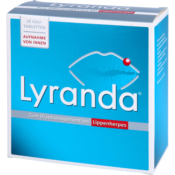 Lyranda Kautabletten zum Diätmanagement bei Lippenherpes, 28 St. Tabletten