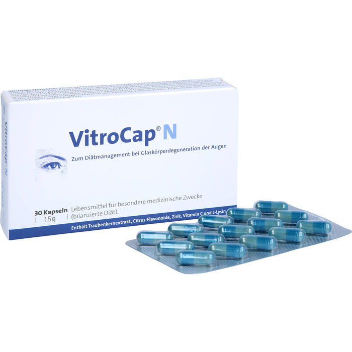 VitroCap N Kapseln bei Glaskörperdegeneration der Augen, 30 pcs. Capsules