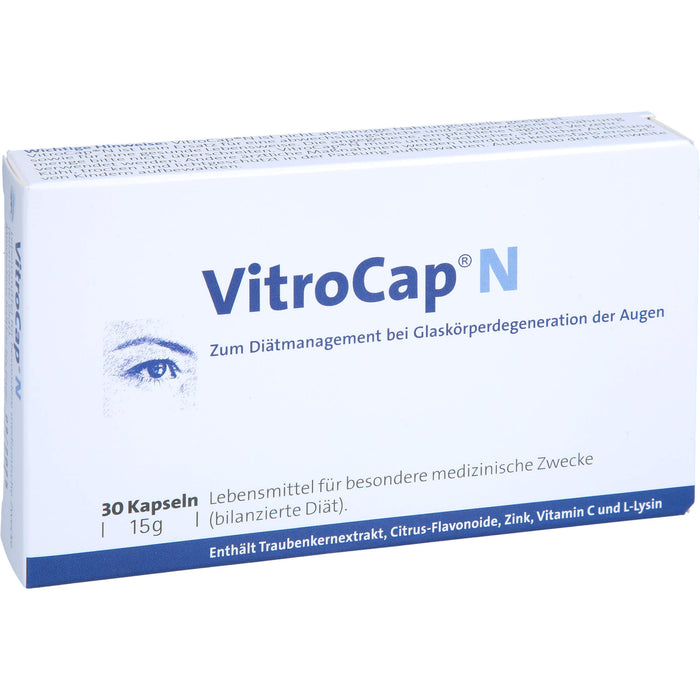 VitroCap N Kapseln bei Glaskörperdegeneration der Augen, 30 pcs. Capsules