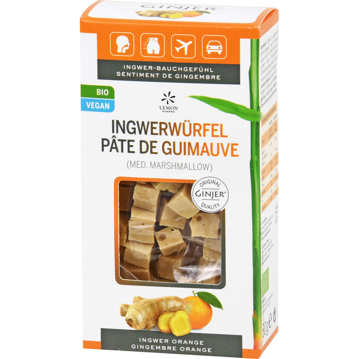 Ingwer GINJER Ingwerwürfel Orange, 60 g WUE