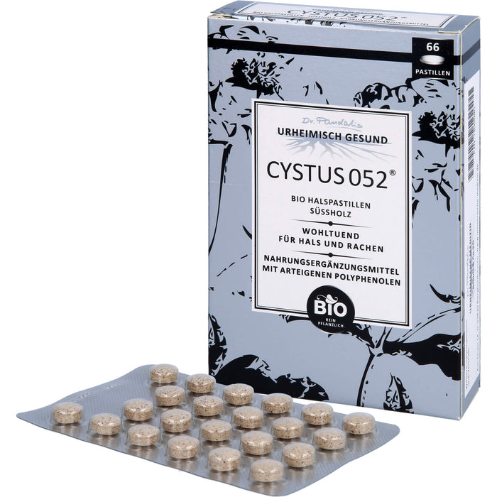 Cystus 052 Bio Halspastillen Süßholz, 32 g PAS