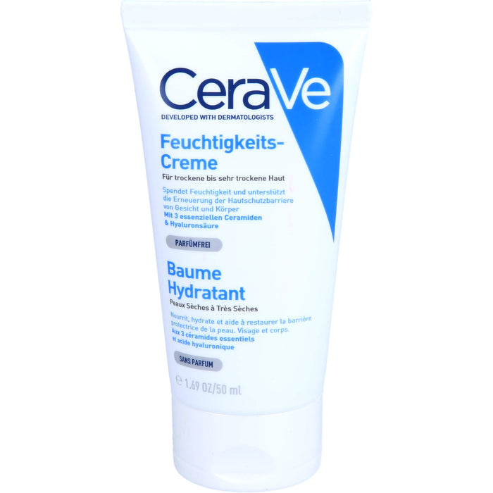 CeraVe Feuchtigkeitscreme für trockene Haut, 50 ml Cream