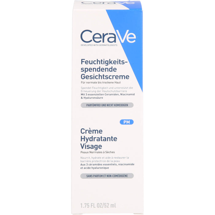 CeraVe feuchtigkeitsspendende Gesichtscreme, 52 ml Crème