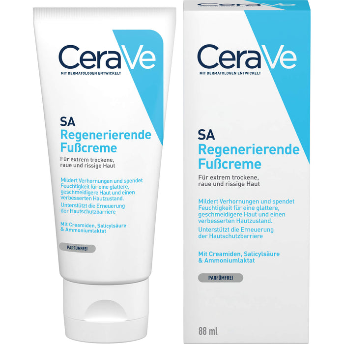 CeraVe SA regenerierende Fußcreme, 88 ml Crème