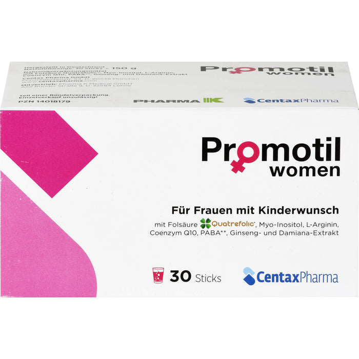 Promotil Women Sticks für Frauen mit Kinderwunsch, 30 pcs. Sachets