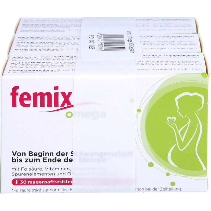 Femix Omega Kapseln Schwangerschaft & Stillzeit, 90 pcs. Capsules