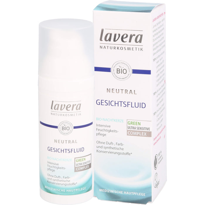 lavera Neutral Gesichtsfluid, 50 ml EMU