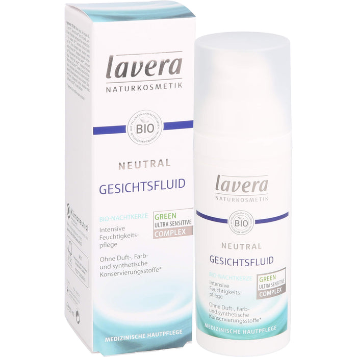 lavera Neutral Gesichtsfluid, 50 ml EMU