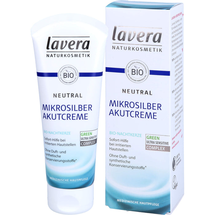 lavera Neutral Mikrosilber Akutcreme, 75 ml CRE