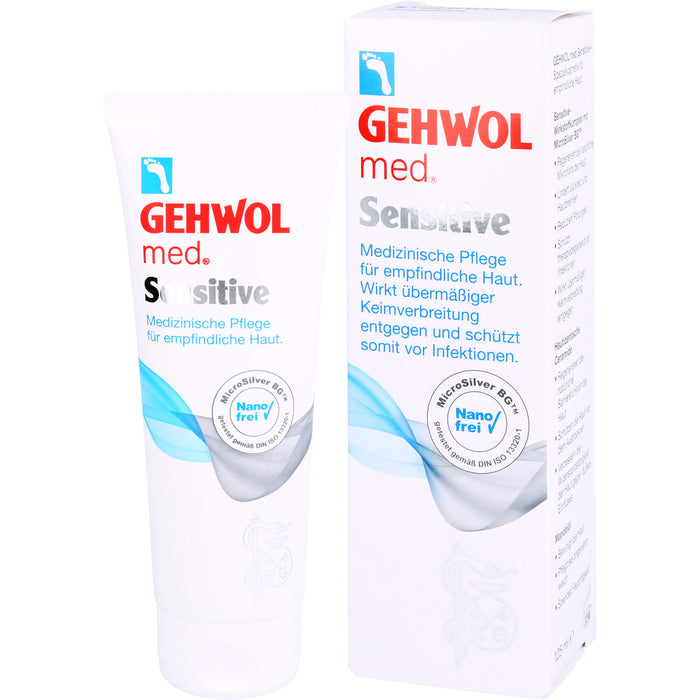 GEHWOL med Sensitive Pflege für empfindliche Haut, 125 ml Cream