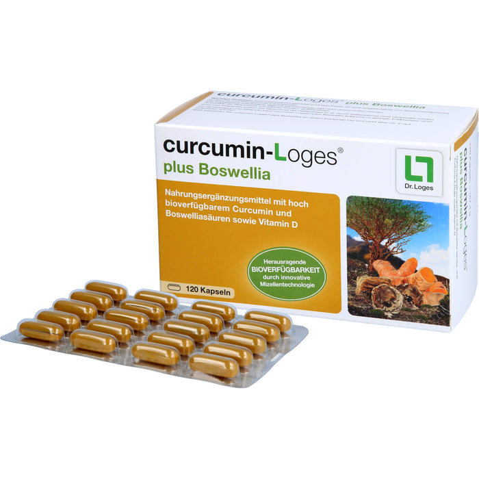 curcumin-Loges plus Boswellia Kapseln, 120 pcs. Capsules