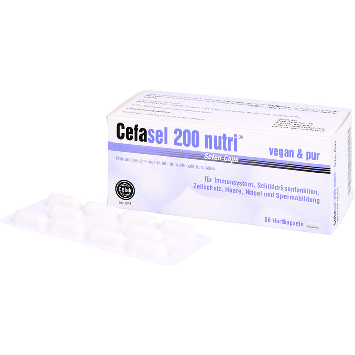 Cefasel 200 nutri Selen-Caps, 60 St HKP