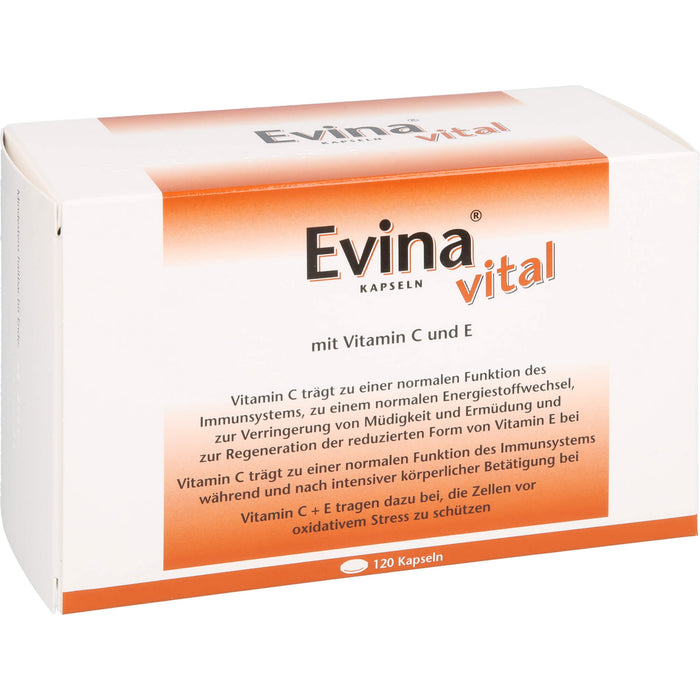 Evina vital Kapseln bei Vitamin C Mangelzuständen, 120 pcs. Capsules