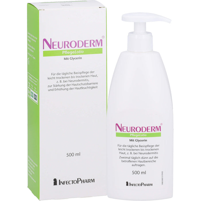 NEURODERM Pflegelotio bei leicht trockener Haut, 500 ml Lotion