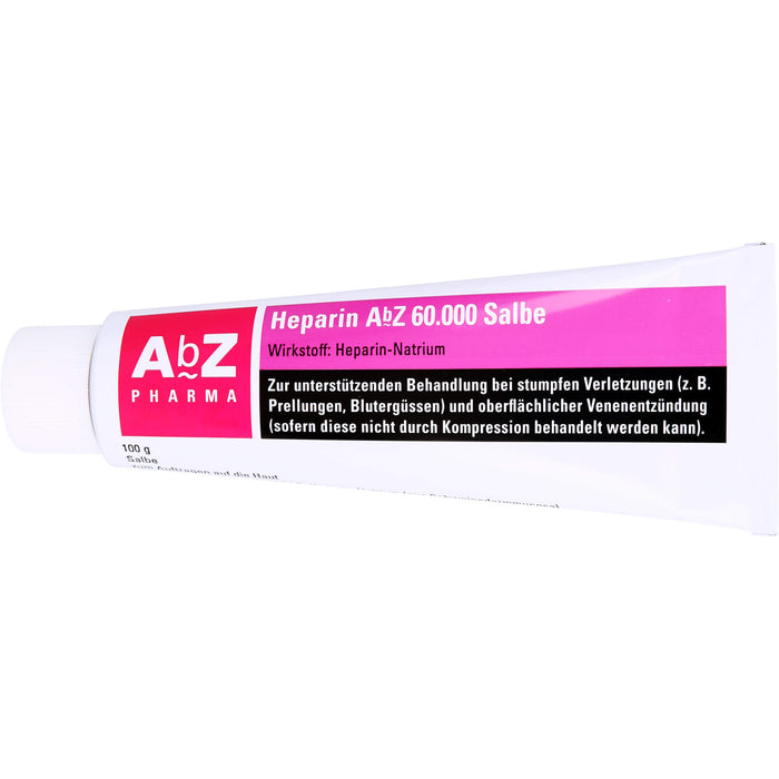 Heparin AbZ 60.000 Salbe bei stumpfen Verletzungen, 100 g Ointment