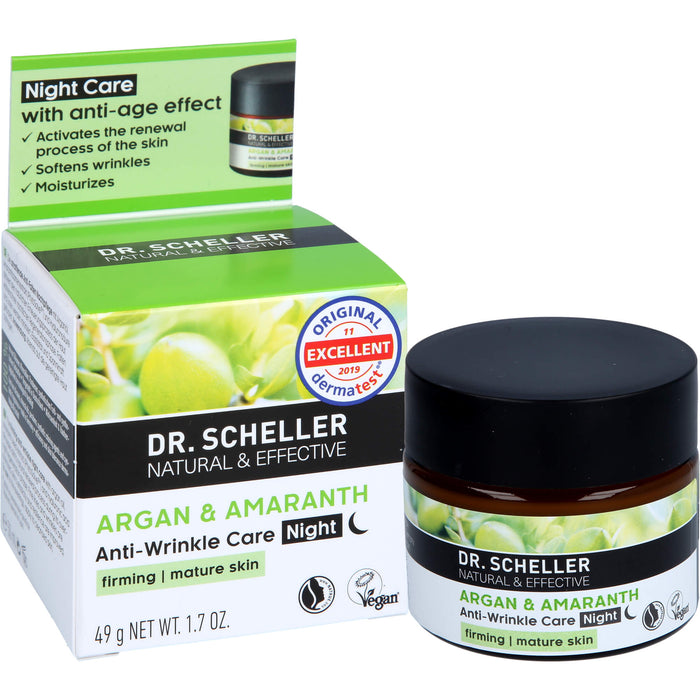 Dr. Scheller Argan&Amaranth Anti-Falten Pfl.Nacht, 50 ml XNC