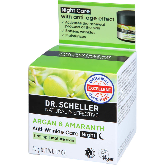 Dr. Scheller Argan&Amaranth Anti-Falten Pfl.Nacht, 50 ml XNC