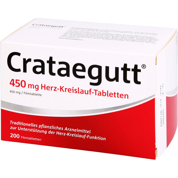 Crataegutt 450 mg Herz-Kreislauf-Tabletten, 200 pcs. Tablets