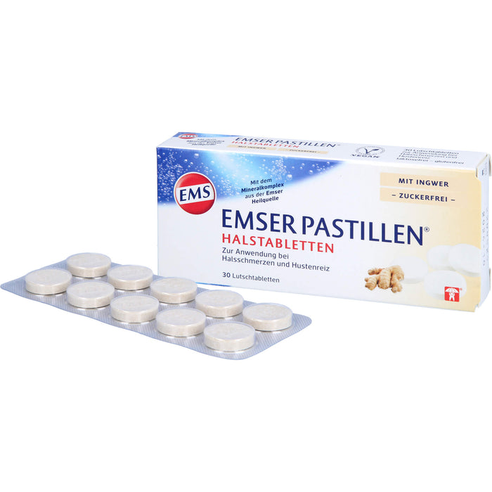 EMSER Pastillen bei Halsschmerzen und Hustenreiz, 30 pcs. Tablets