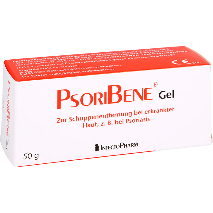 PSORIBENEGel zur Schuppenentfernung bei erkrankter Haut z.B. bei Psoriasis, 50 g Gel