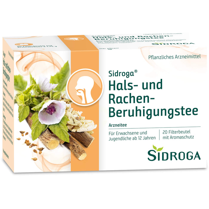 Sidroga Hals- und Rachen-Beruhigungstee, 20 pcs. Filter bag