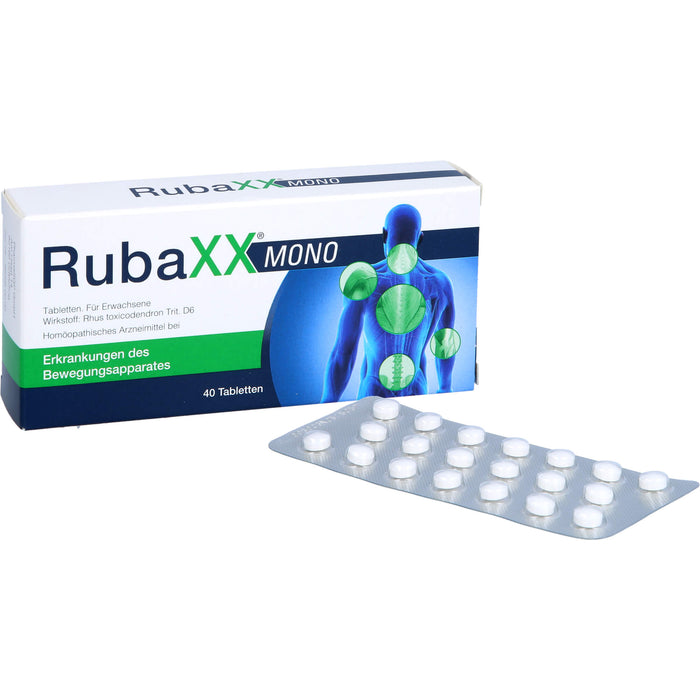 RubaXX mono Tabletten bei Erkrankungen des Bewegungsapparates, 40 pc Tablettes