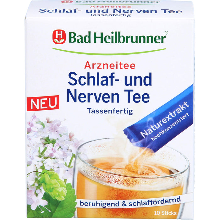 Bad Heilbrunner Schlaf- und Nerven Tassenfertig, 10X1.0 g PUL