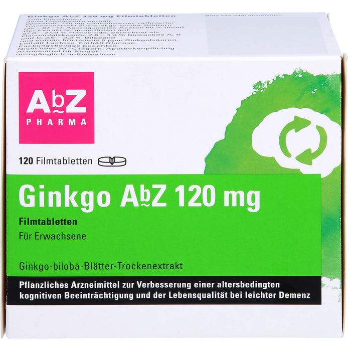 Ginkgo AbZ 120 mg Filmtabletten, 120 St FTA