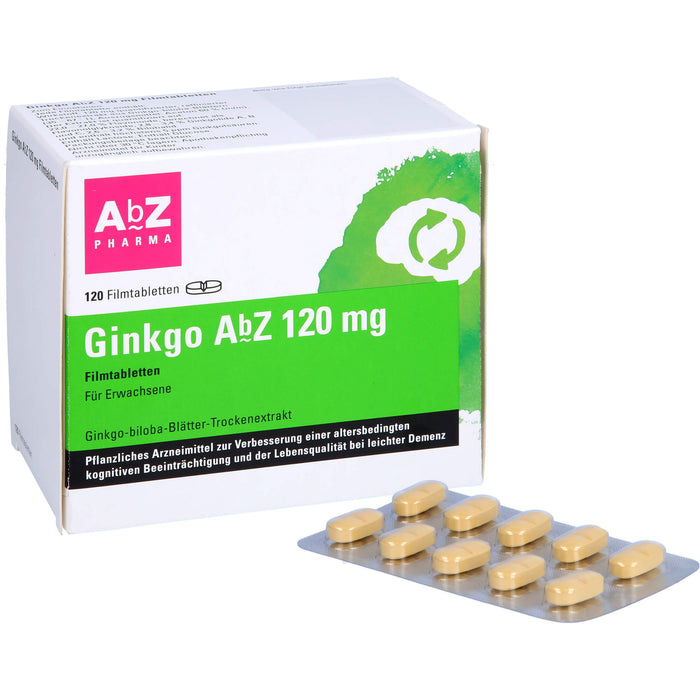 Ginkgo AbZ 120 mg Filmtabletten, 120 St FTA